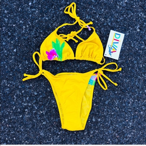 diva studio Swim Vintage Diva Studio Bikini Poshmark